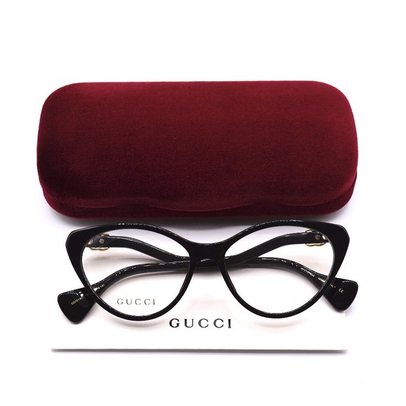 NEW GUCCI GG1013O 001 BLACK AUTHENTIC EYEGLASSES FRAME - Picture 8 of 11